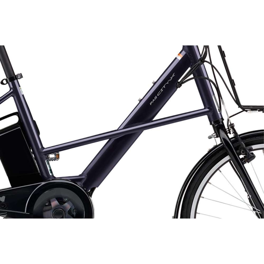２０インチ　PAS CITY-X　電動アシスト自転車　内装3段 バッテリーランプ　ダークアメジスト ダークアメジスト