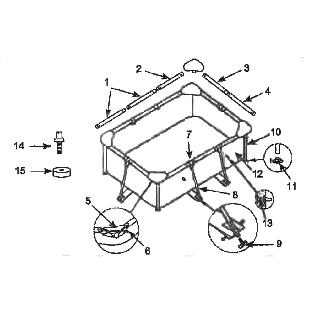 INTEX レクタングラフレーム　プール　３００ｃｍ　２８２７２ＮＰ 約300×200×75ｃｍ
