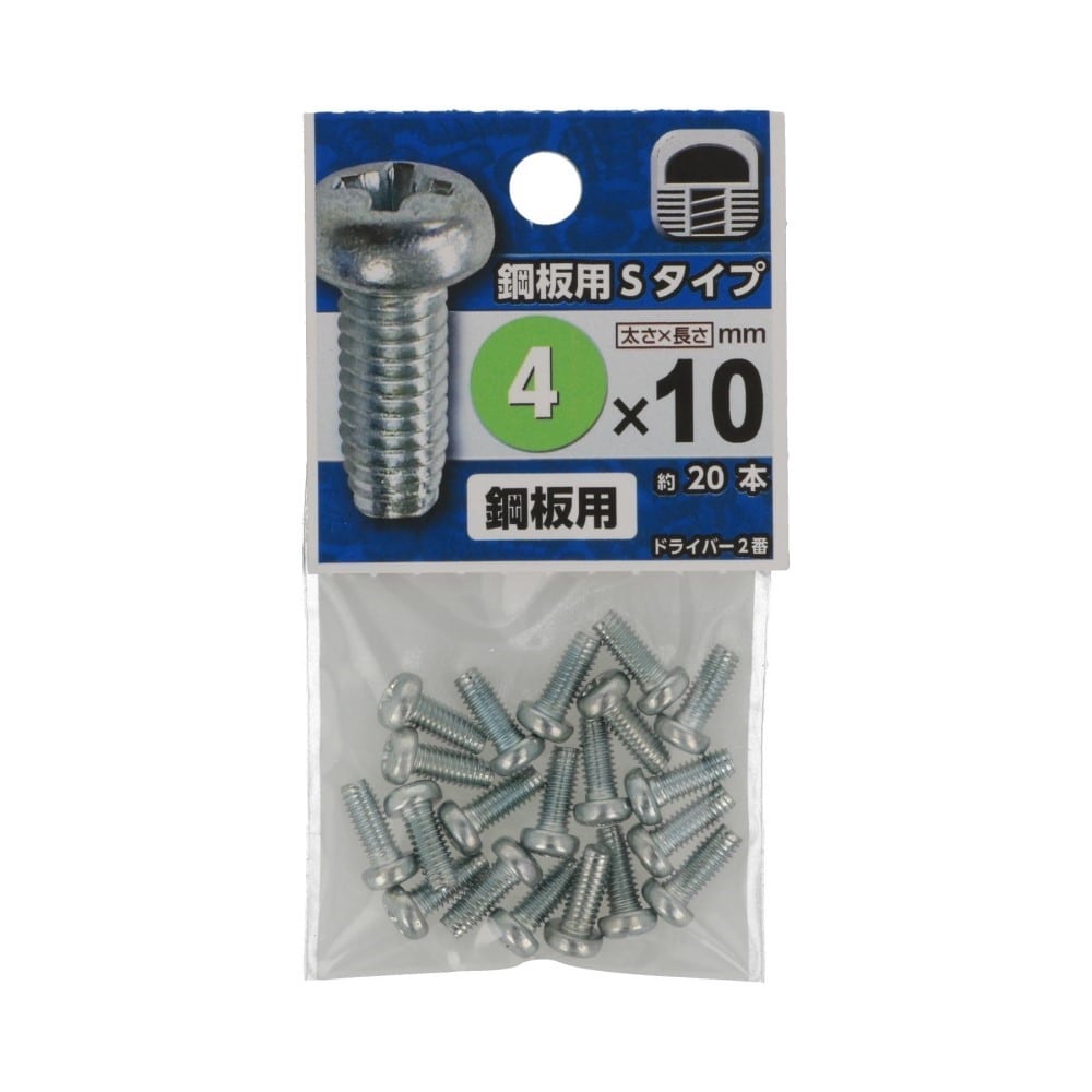 八幡ねじ　鋼板用タイト　ＭＣ　４×１０ｍｍ MC 4X10mm