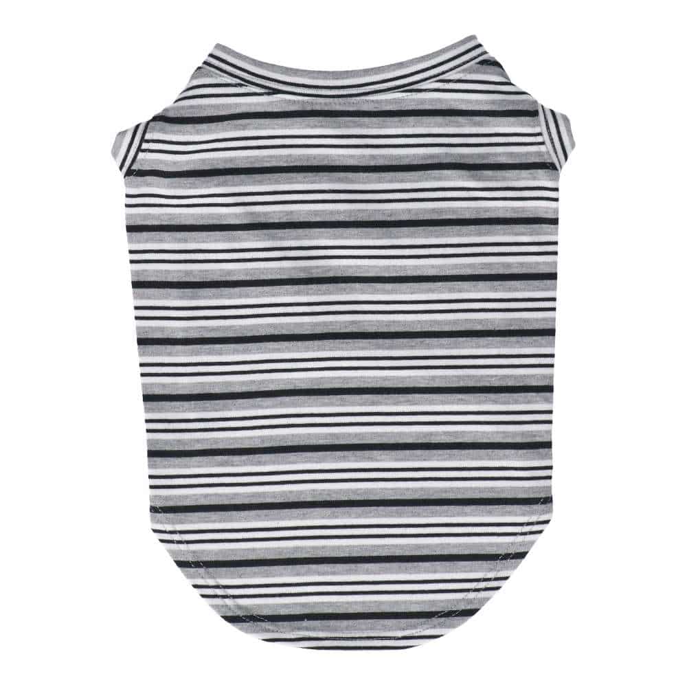 URBAN RESEARCH ボーダー切替ノースリ　グレー系３号 グレー系 ３号