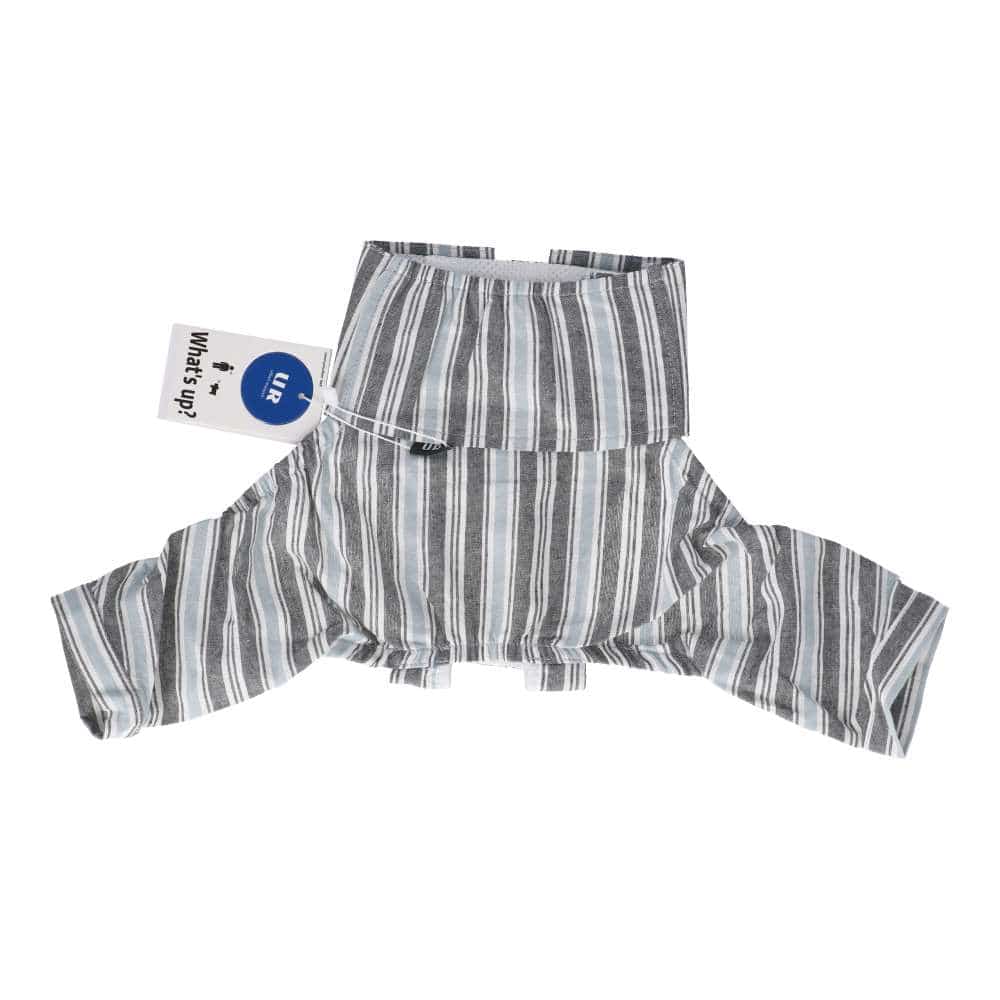 URBAN RESEARCH ストライプパンツ　グレー系３号 ストライプグレー系 ３号