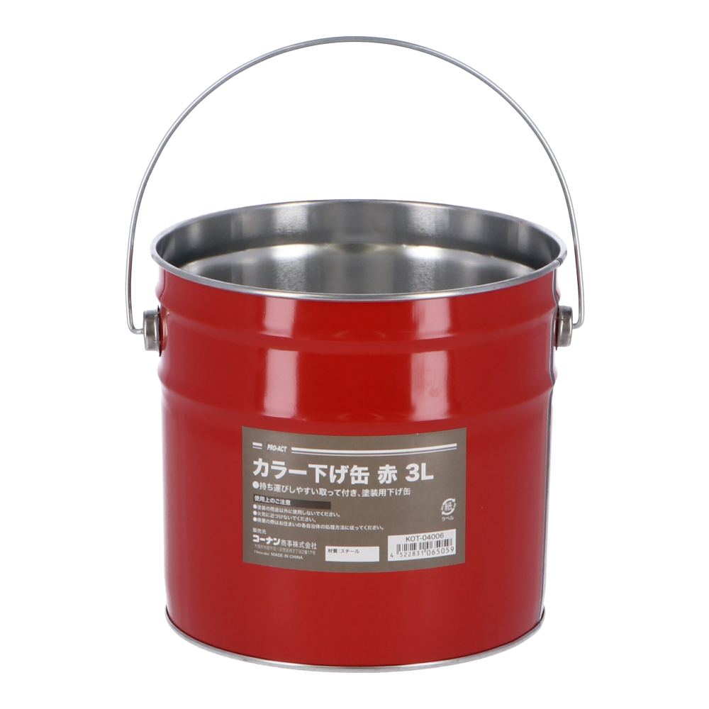 PROACT カラー下げ缶赤　３Ｌ　ＫＯＴ－０４００６