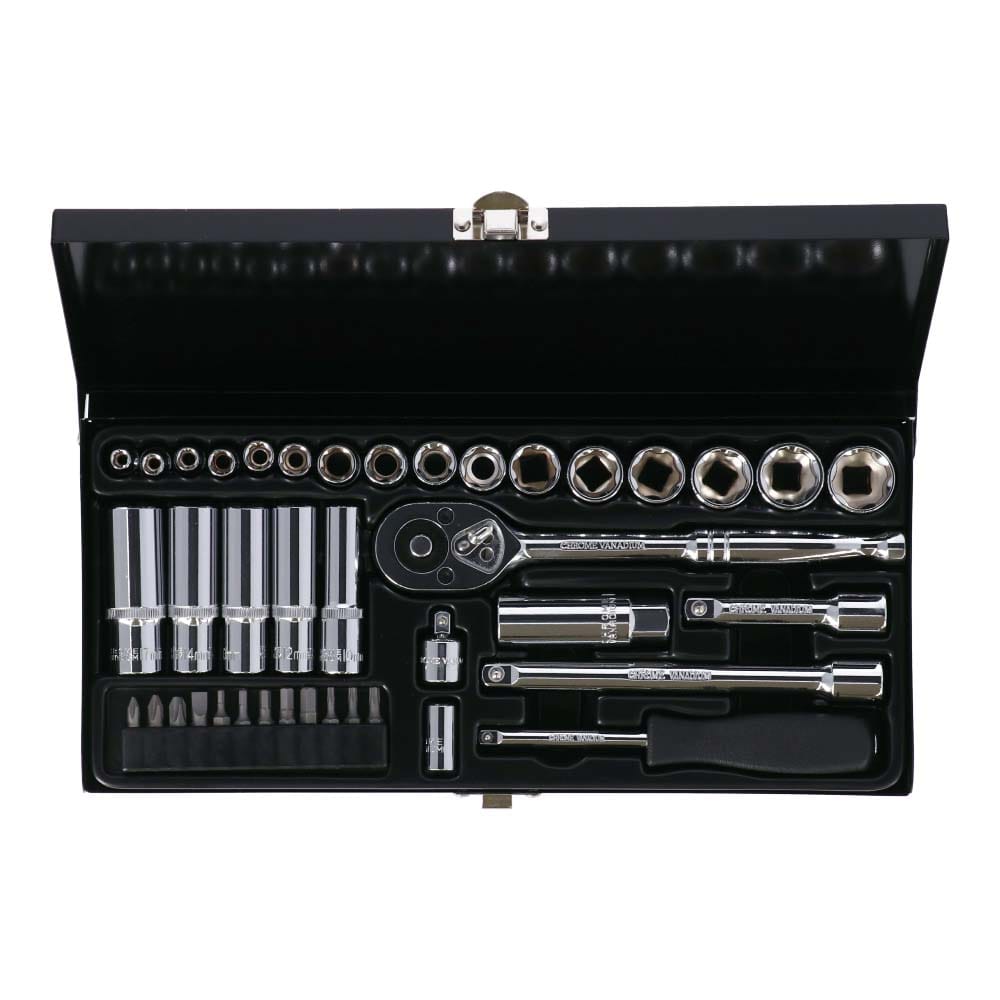 華麗 PRO MATE TOOLS 40pcs ソケットレンチセット KS-40 PRO MATE TOOLS 工具セット