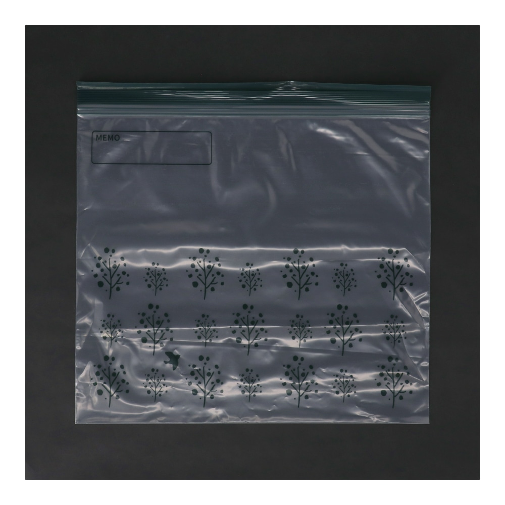 LIFELEX　抗菌ダブルジッパーバッグ３Ｌ厚手　２０枚入　３８３３－００７Ｗ　透明 3L