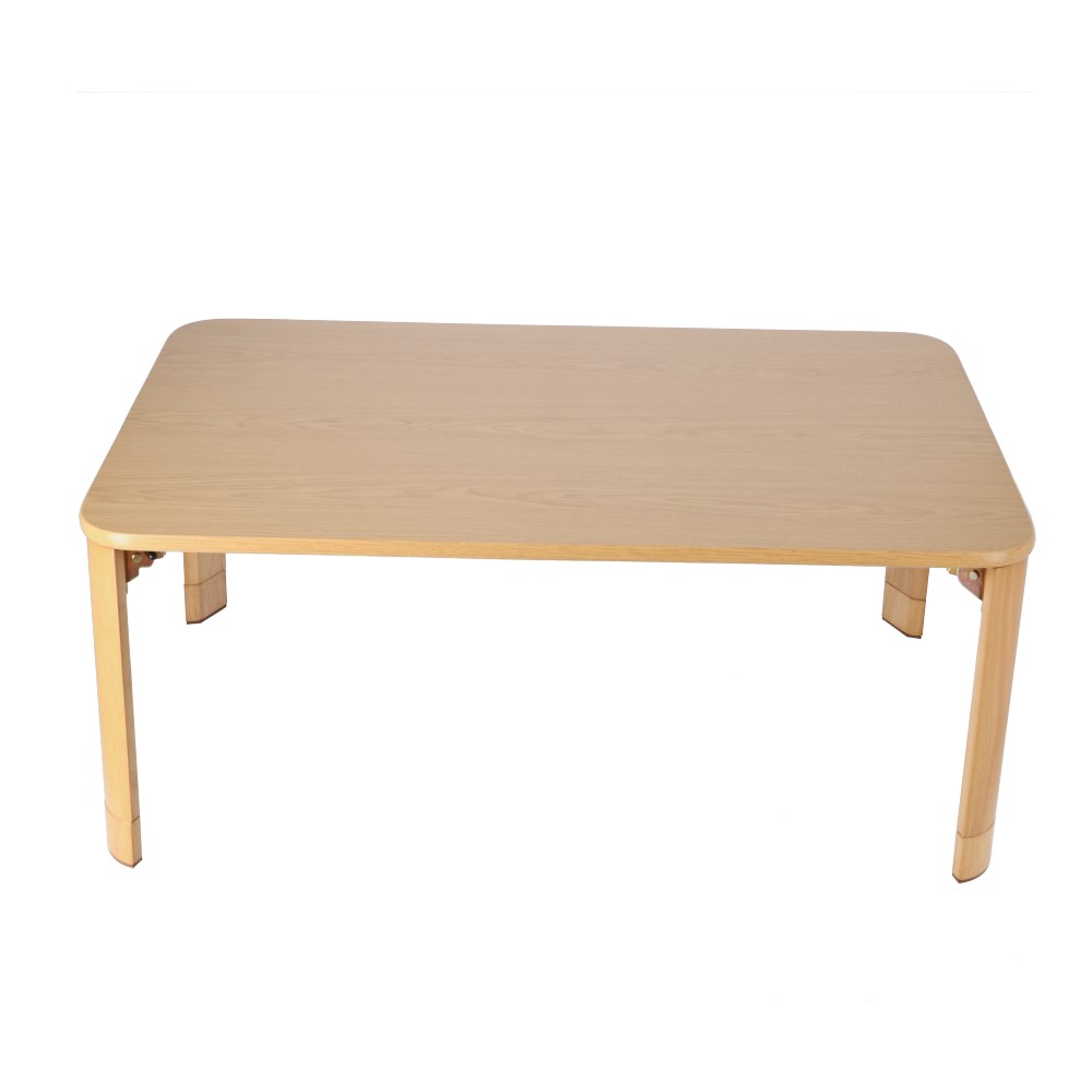 LIFELEX 折り畳み継脚テーブル ナチュラル 約幅90×奥行60×高さ31.4-36.4cm ナチュラル 約幅90×奥行60cm