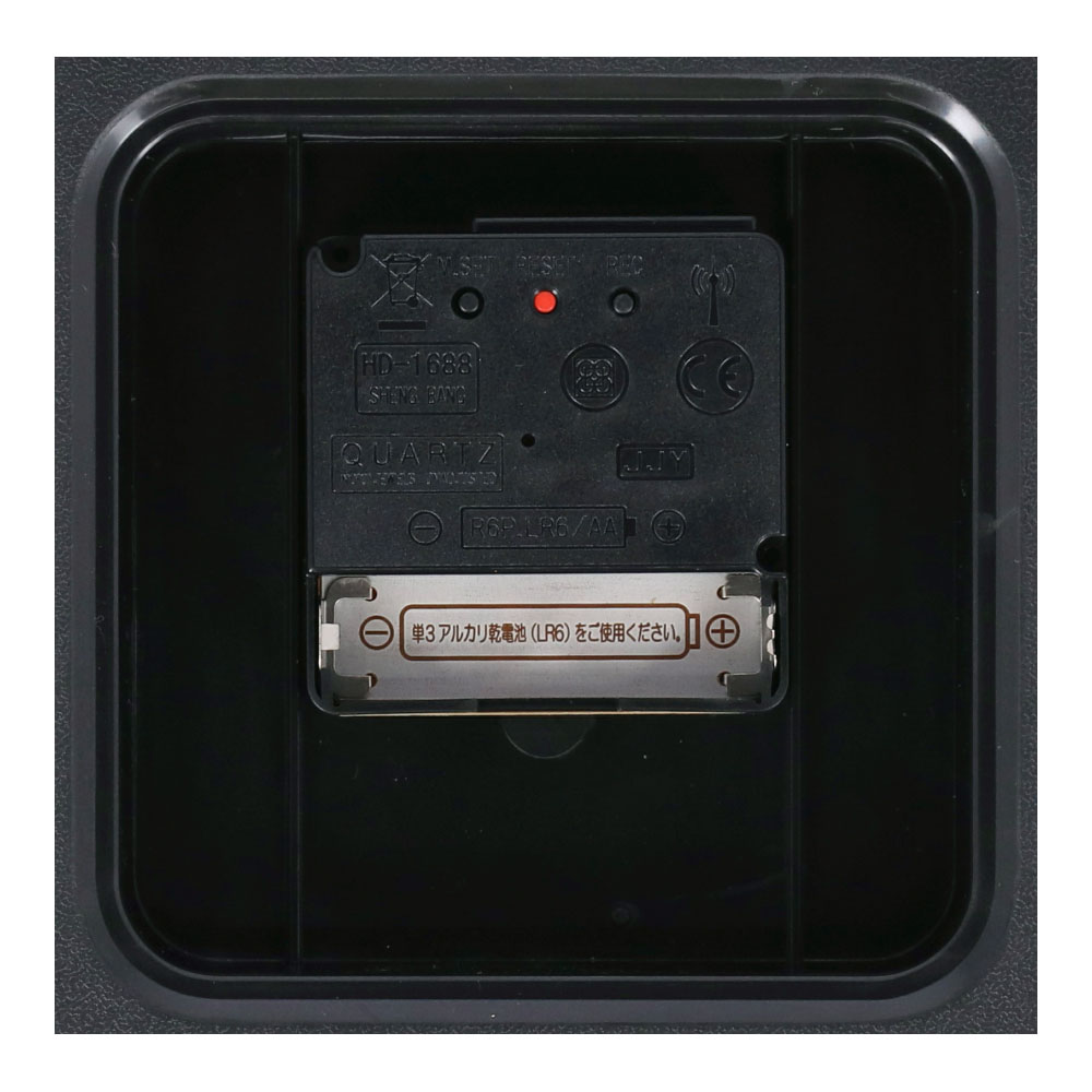 LIFELEX 電波掛時計 ＦＸ－７８３９ シルバー