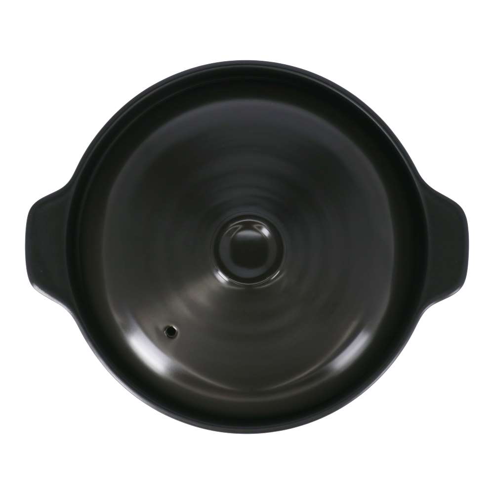 LIFELEX　ＩＨ土鍋　冬玄９号　３２２７－１５ＢＫ　黒 9号