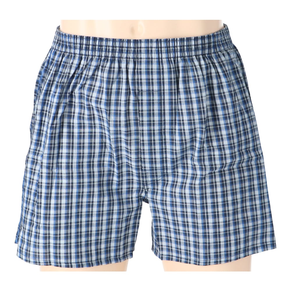 LIFELEX　トランクス　４Ｐ　チェック・ストライプアソート　３Ｌ チェック・ストライプアソート　３Ｌ