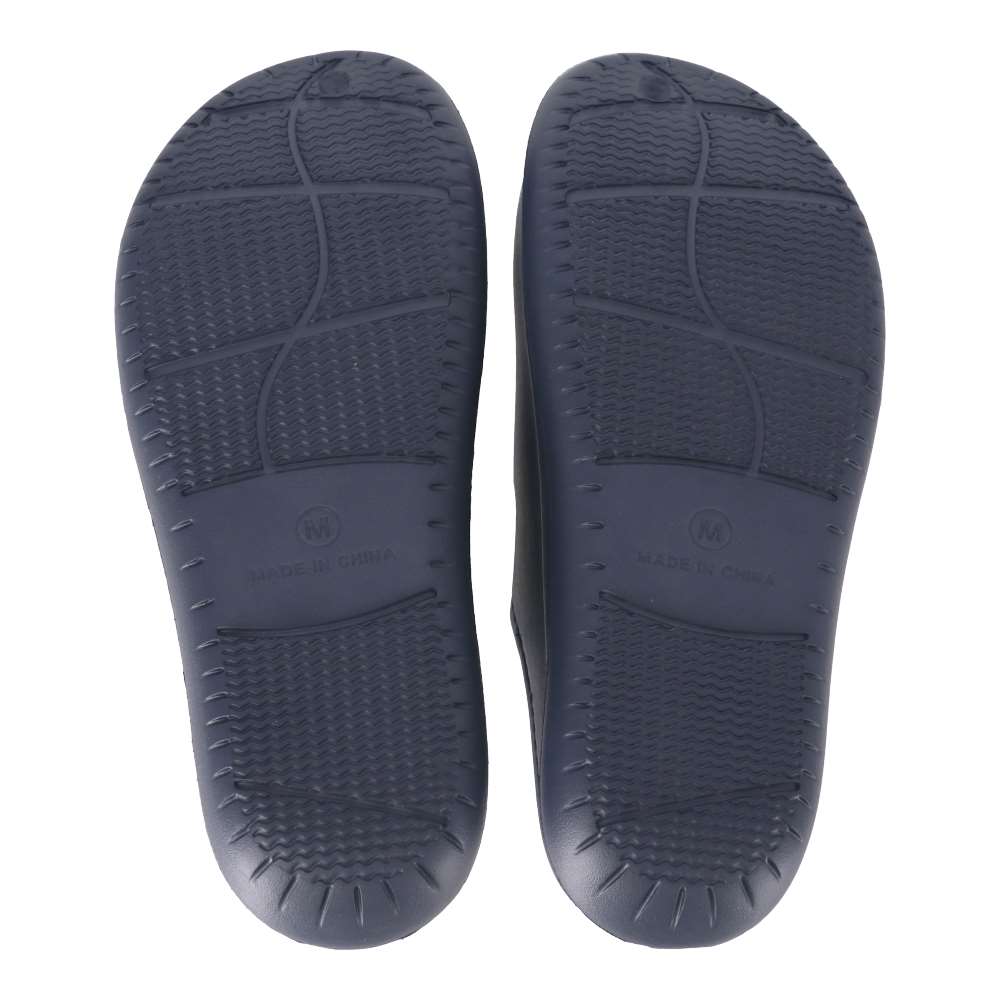 LIFELEX　裏地付きスリッポンサンダル　ネイビー　Ｍ（２５．０－２５．５ｃｍ） ネイビー M