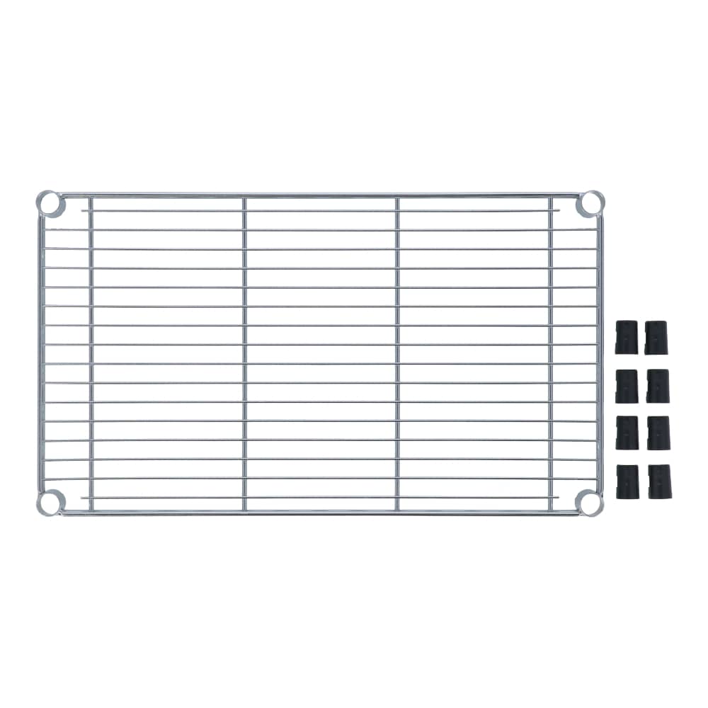 LIFELEX 19Φシステムラック 棚板 19-S6035 シルバー　×４枚セット 595×345mm ×4セット