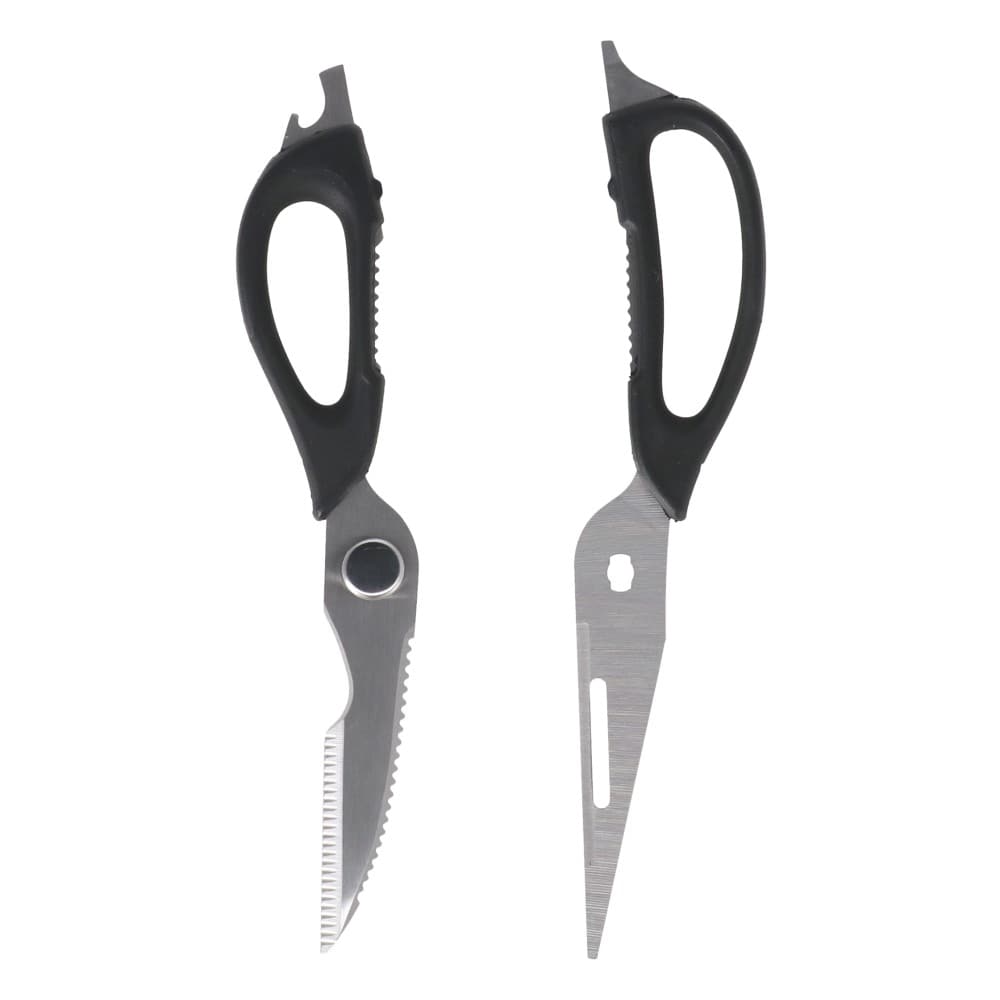 LIFELEX　多機能ステンレスキッチンハサミ　ケース付き　３０ＫＨ　シルバー（刃）ブラック（持ち手）