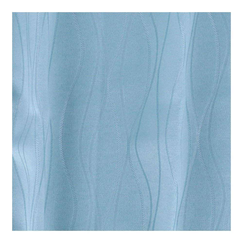 LIFELEX　遮光遮熱保温カーテン　ウェーブ　１００×１１０ｃｍ　ライトブルー 幅100×丈110ｃｍ