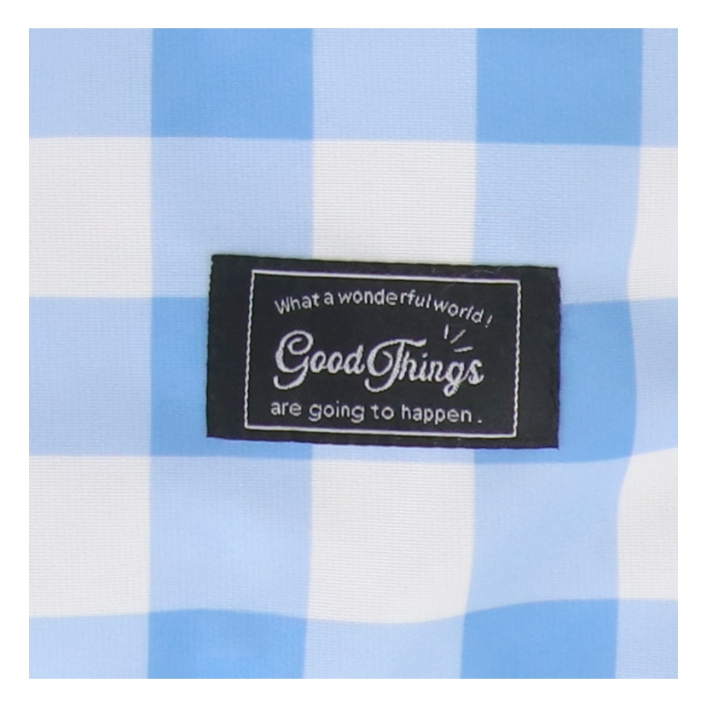 LIFELEX 接触冷感ペットマット M ギンガムチェック BL QR12-5869 ブルー 26SS