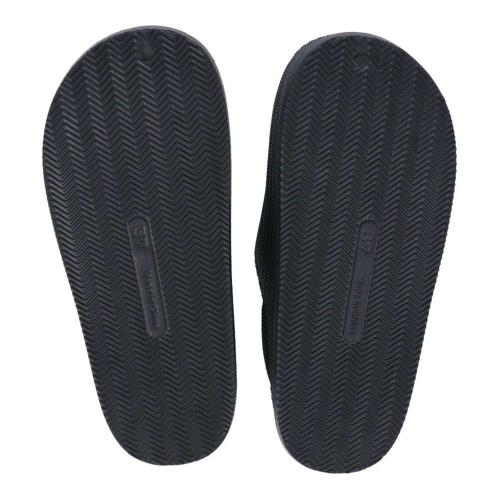 LIFELEX ＥＶＡリブ付サンダル　ＢＬＫ　２３．５～２４．５ｃｍ ２３．５～２４．５ｃｍ