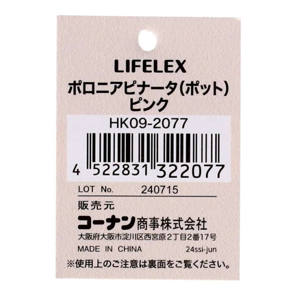 LIFELEX ポロニアピナータピンク（ポット） HK09-2077