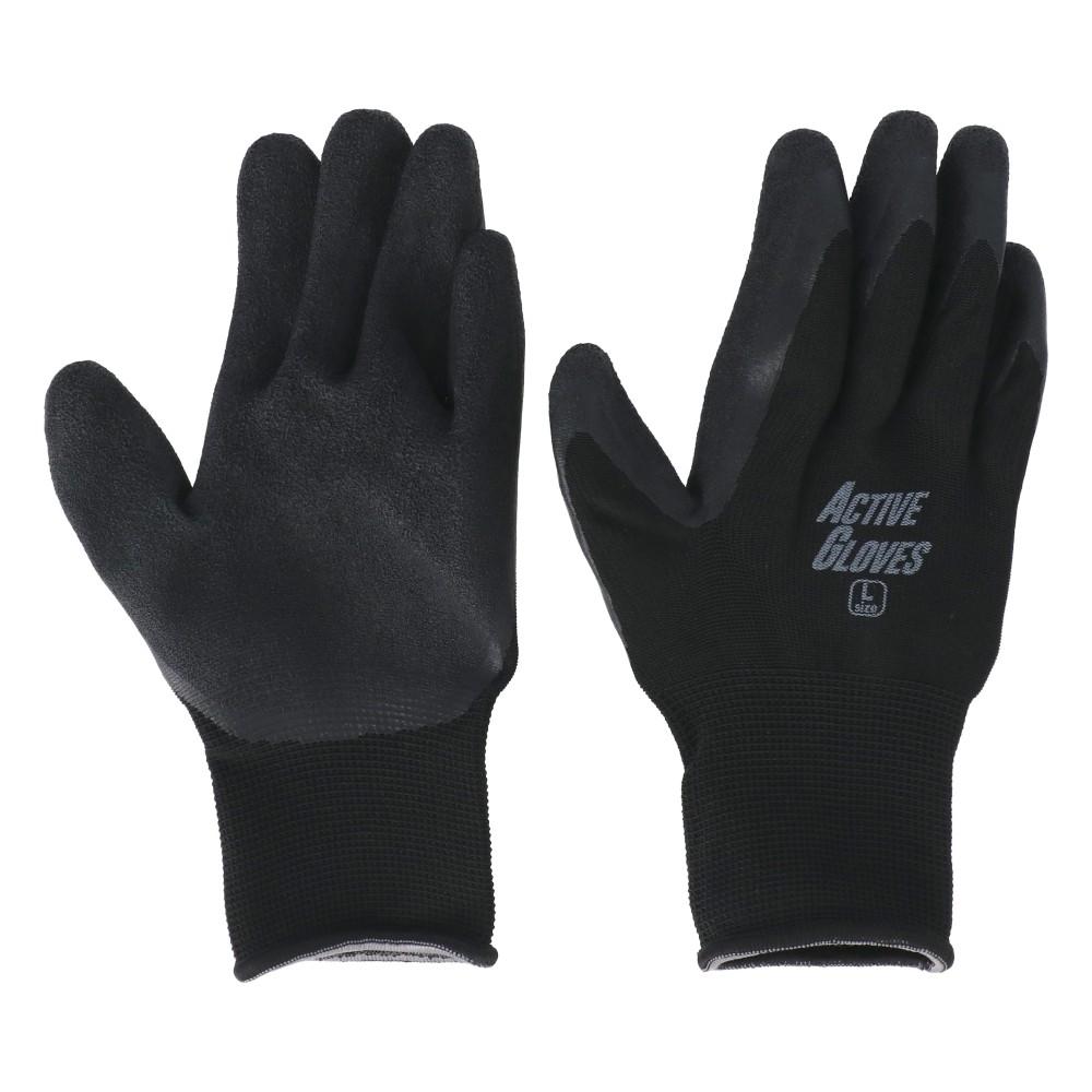 PROACT　アクティブグローブＲ　ブラックＬ　５Ｐ　Ｌサイズ　５Ｐ ブラック L 5P