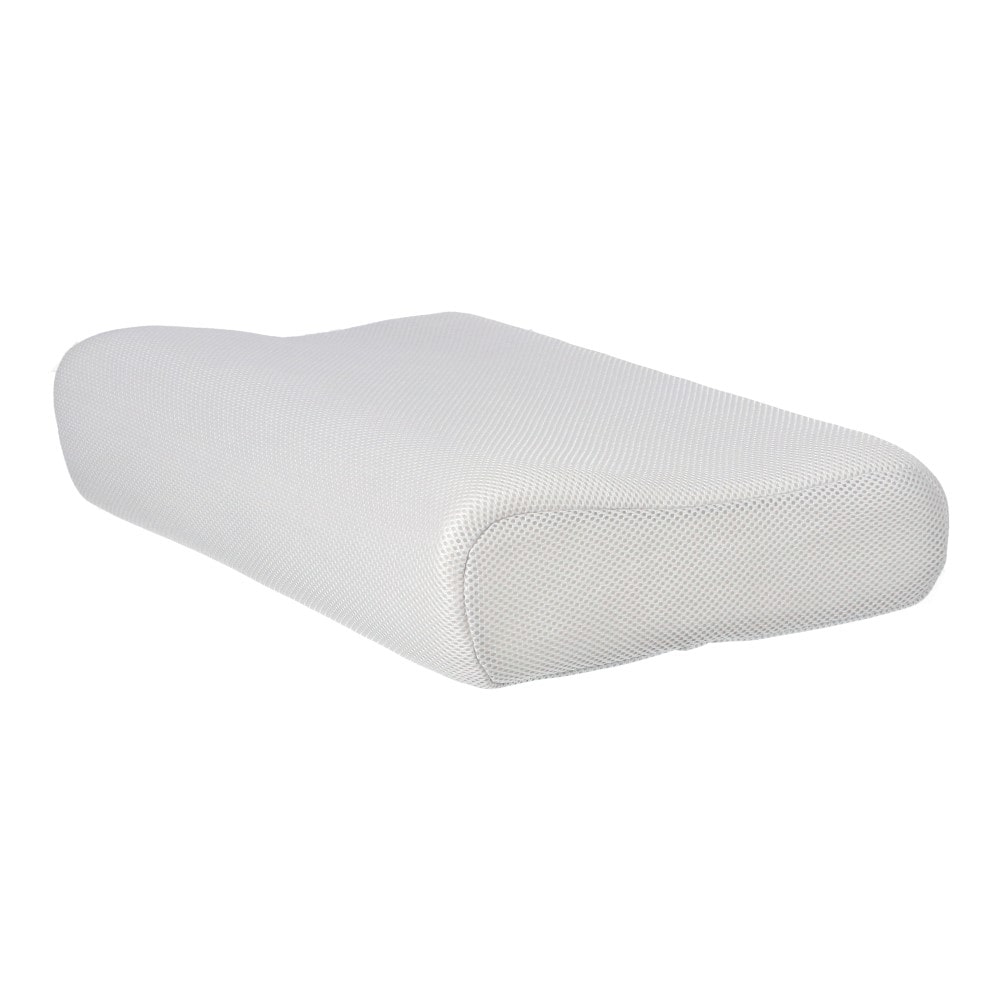 LIFELEX　高反発ファイバー枕　約３０×５０×７～１０ｃｍ　グレー