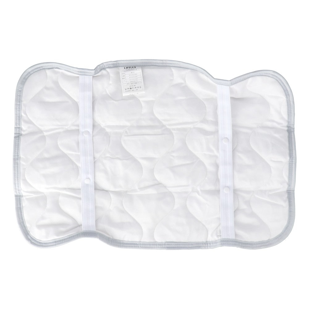 LIFELEX　コットンニットまくらパッド　グレー まくらパッド　グレー