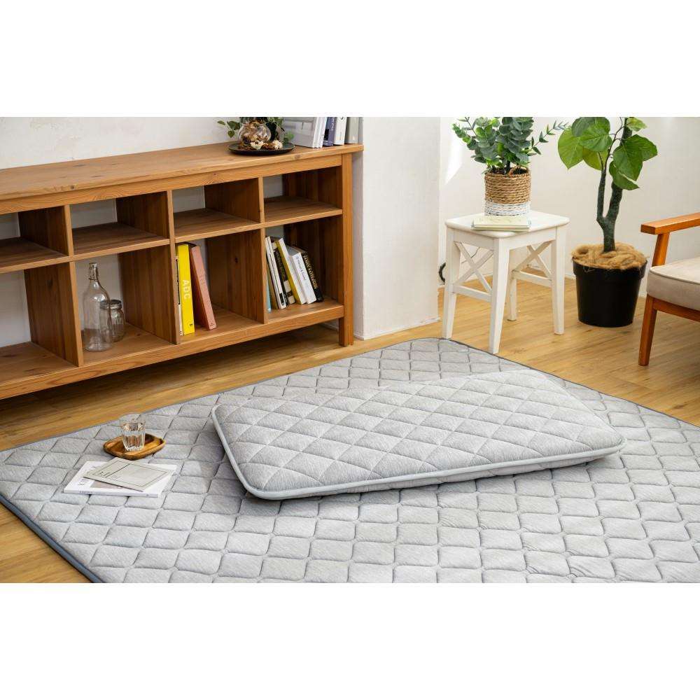 LIFELEX 強冷感3層ロングクッション グレー グレー