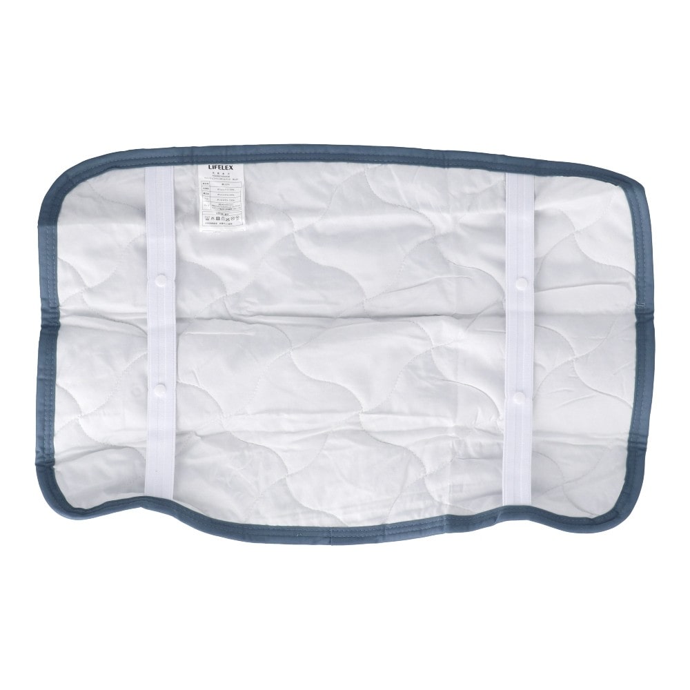 LIFELEX　ウオッシュコットンまくらパッド　ブルーストライプ まくらパッド ブルーストライプ