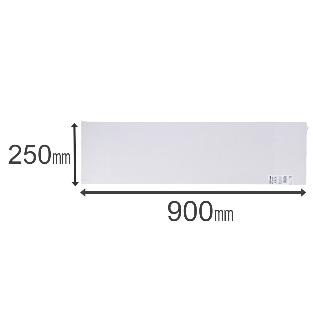 カラー棚板　ホワイト(単色)　約９００×１６×２５０ｍｍ 900×250