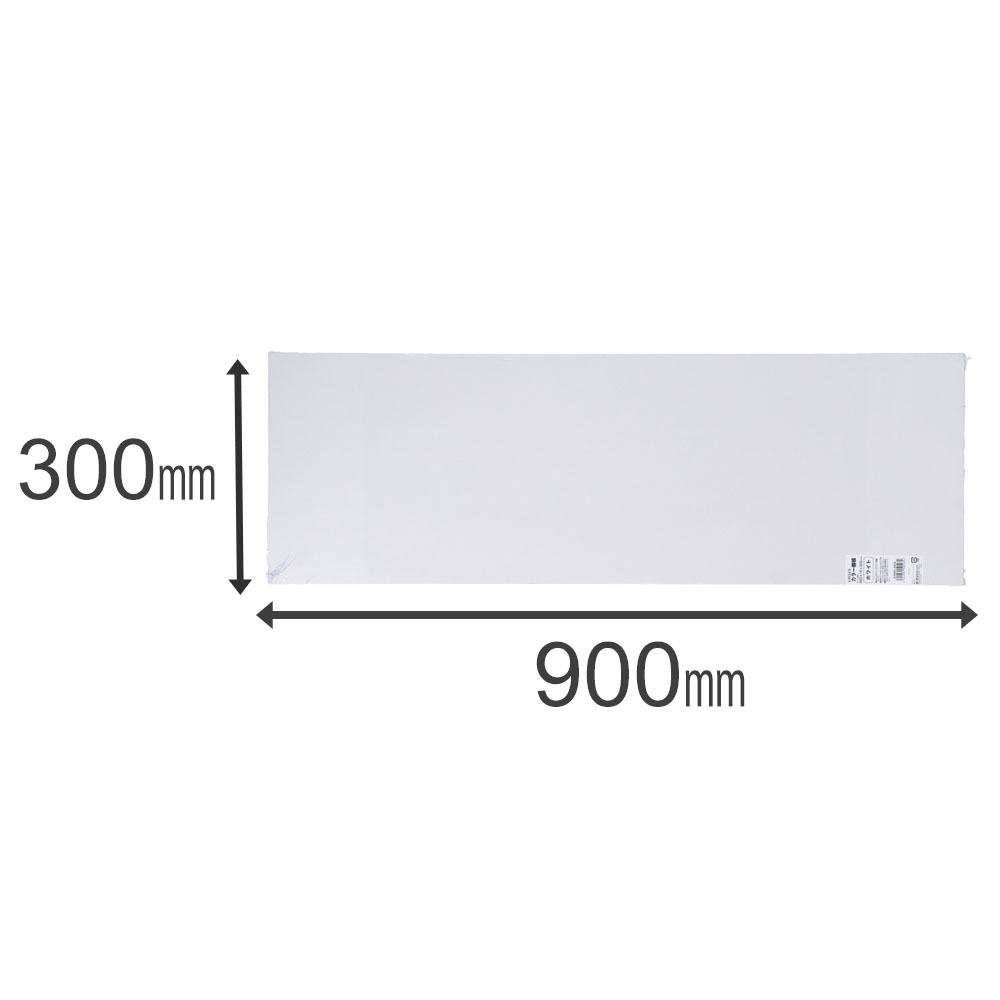 カラー棚板　ホワイト(単色)　約９００×１６×３００ｍｍ 900×300