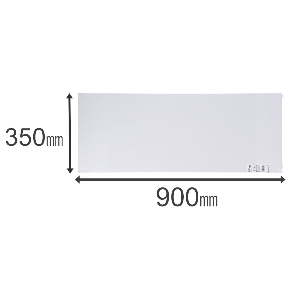カラー棚板　ホワイト(単色)　約９００×１６×３５０ｍｍ 900×350
