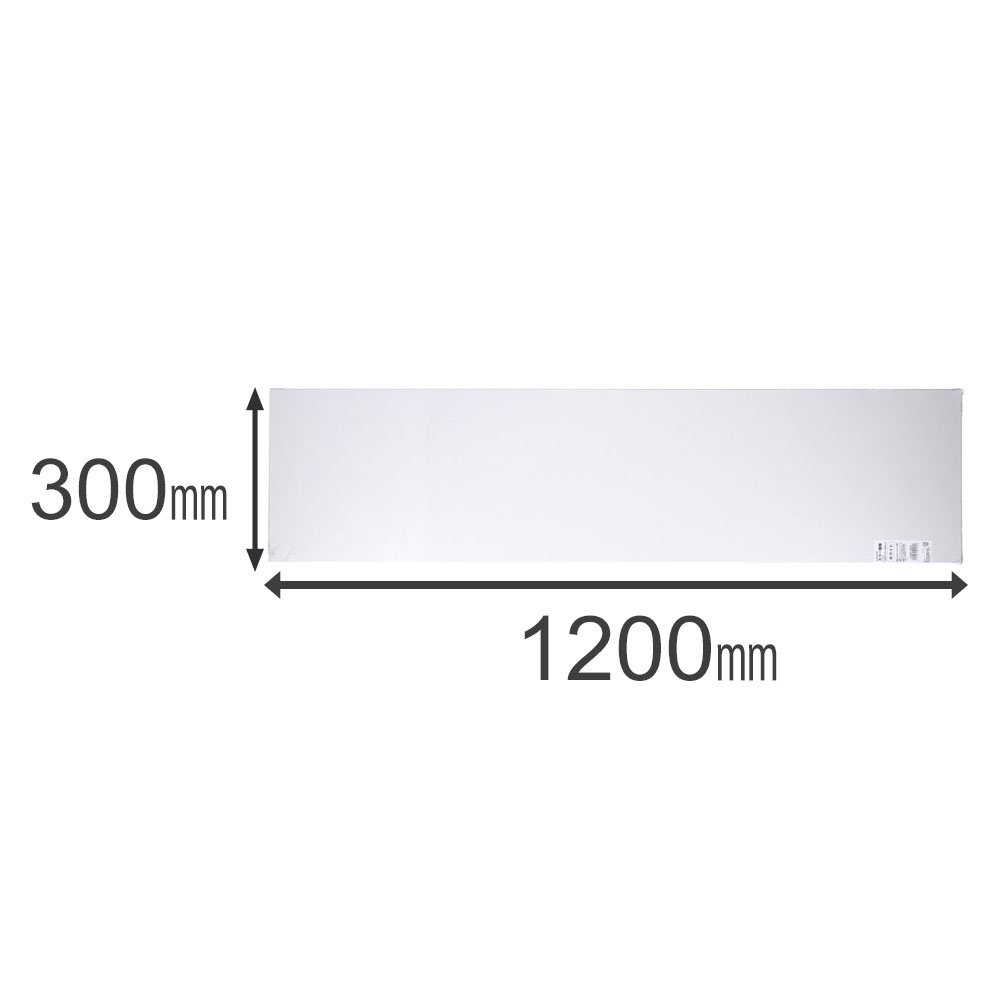 カラー棚板　ホワイト(単色)　約１２００×１６×３００ｍｍ 1200×300