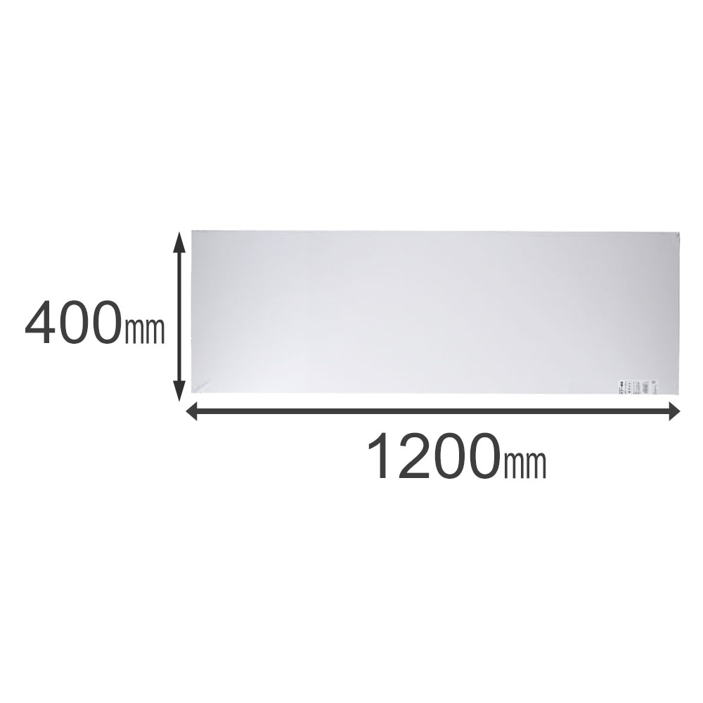 カラー棚板　ホワイト(単色)　約１２００×１６×４００ｍｍ 1200×400