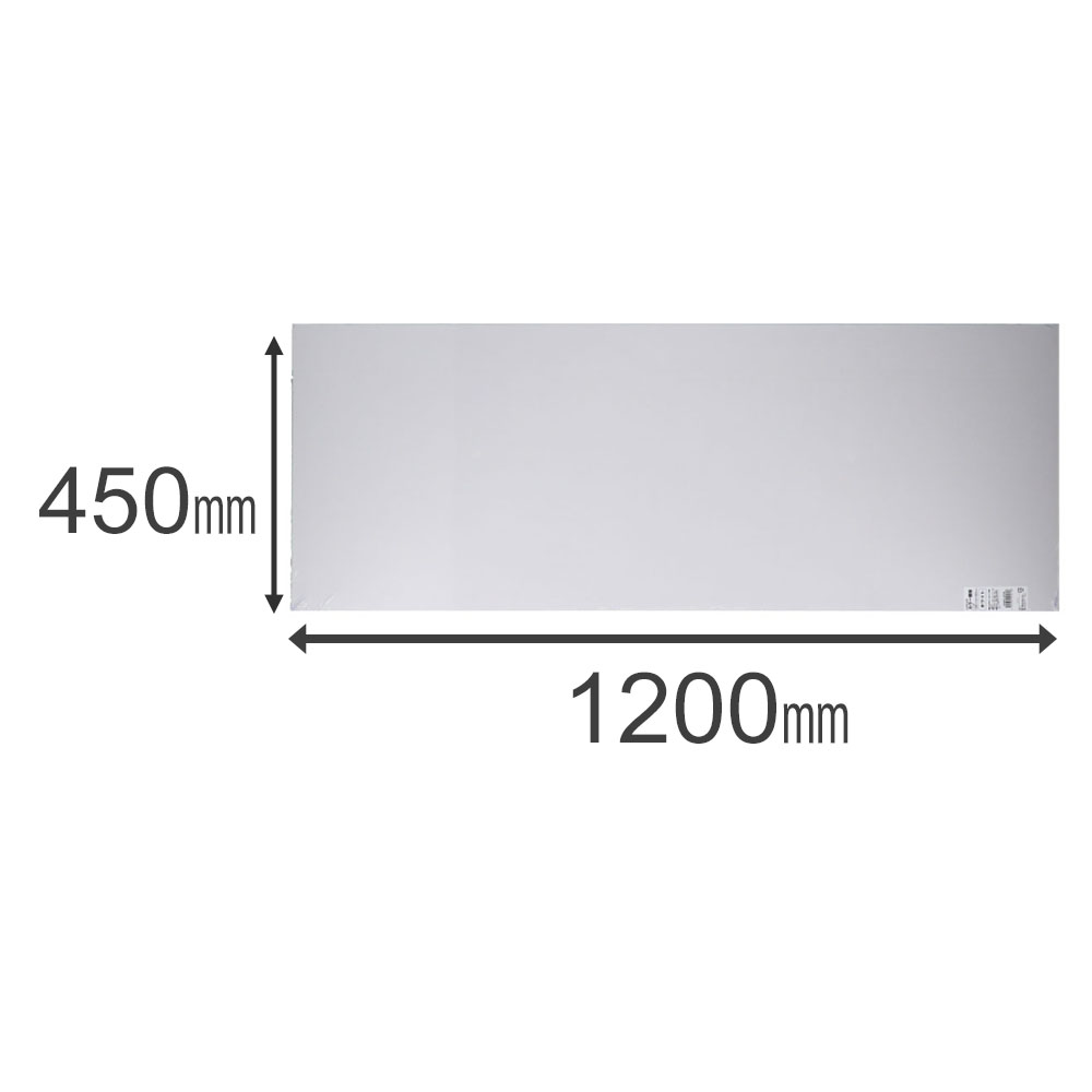 カラー棚板　ホワイト(単色)　約１２００×１６×４５０ｍｍ 1200×450
