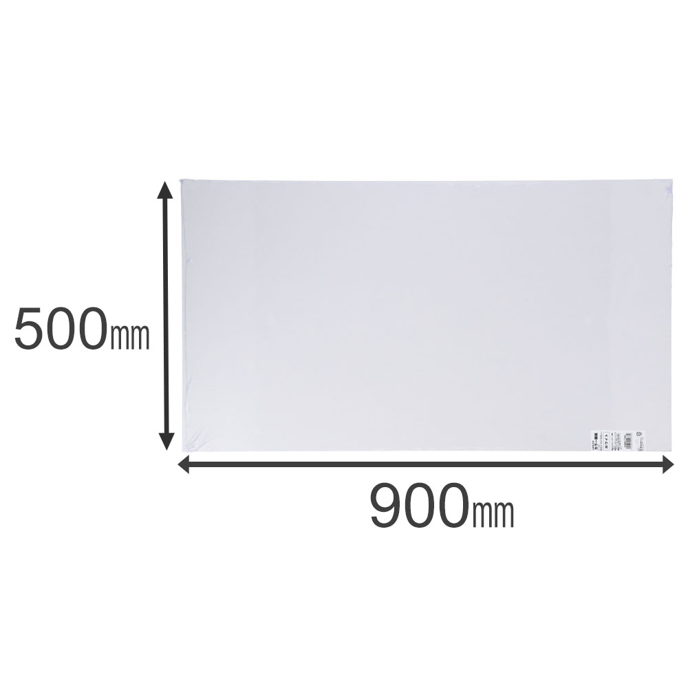 カラー棚板　ホワイト(単色)　約９００×１６×５００ｍｍ 900×500