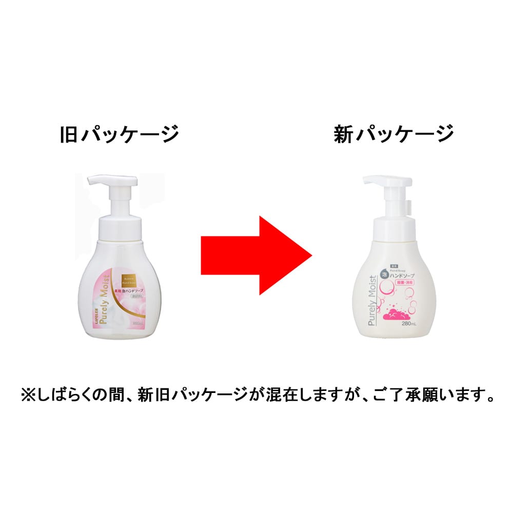 Purely Moist 泡ハンドソープ レモンの香り 本体