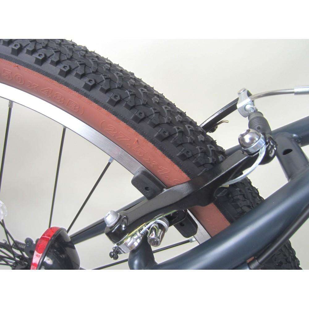 ２７．５インチ　マウンテンバイク　サスペンション付　ダークグレー