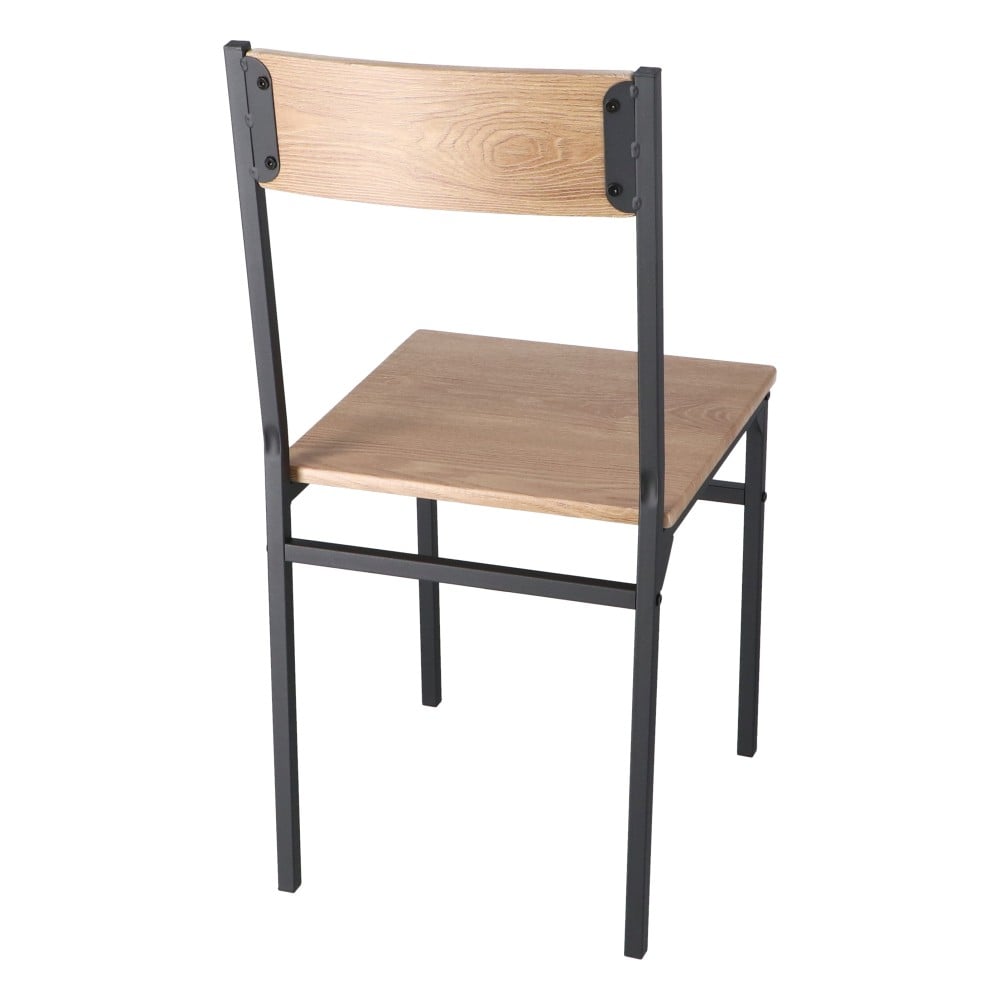 LIFELEX　ダイニングチェア　ＯＡＫ／ＢＫ