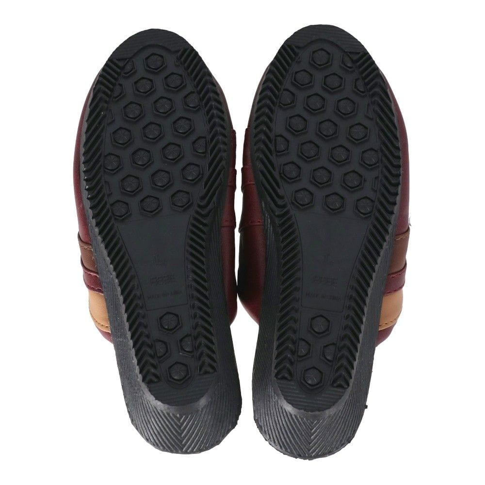 LIFELEX　婦人起毛サンダル　レッド　Ｌ（２４．０－２５．０ｃｍ） レッド　Ｌ