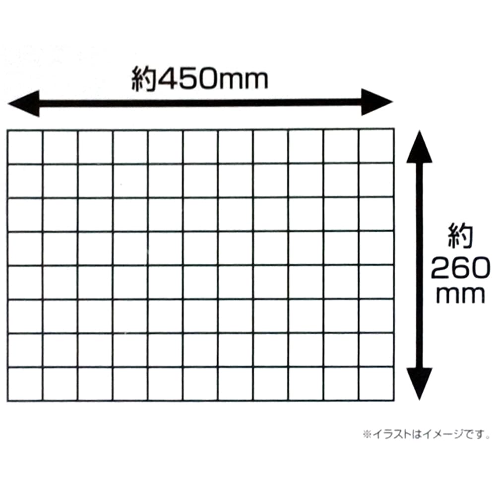 ネイン専用網２枚入 サイズ：約幅450Ｘ奥行260Ｘ厚み4mm 替網