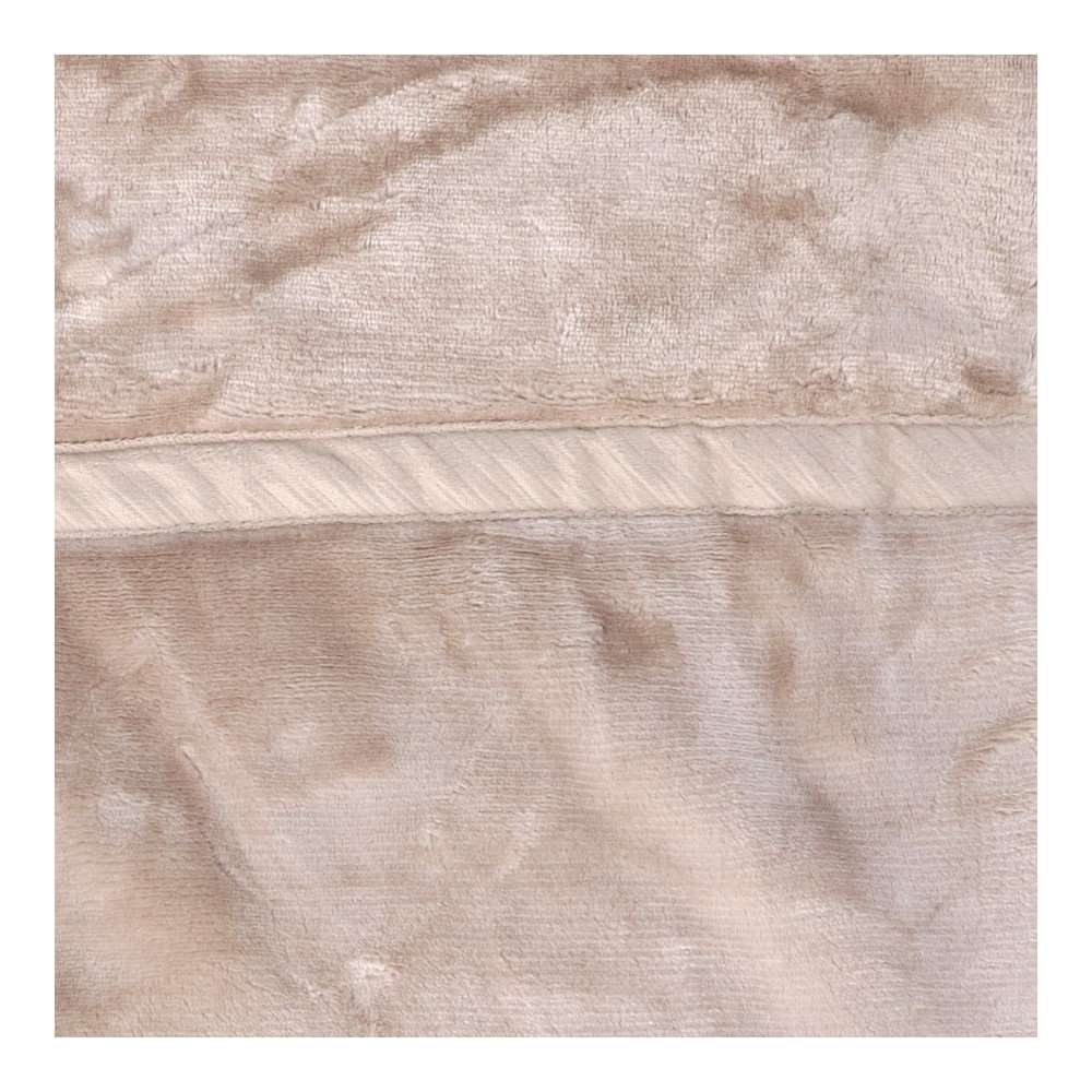 LIFELEX Wウォーム2枚合わせ中わた毛布 CREAM S MO ＭＯ