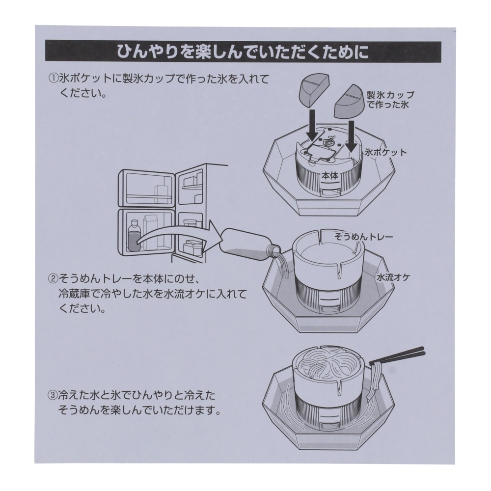 ドウシシャ（DOSHISYA)　ひんやり流しそうめん ＤＷＴ－１９Ｋ