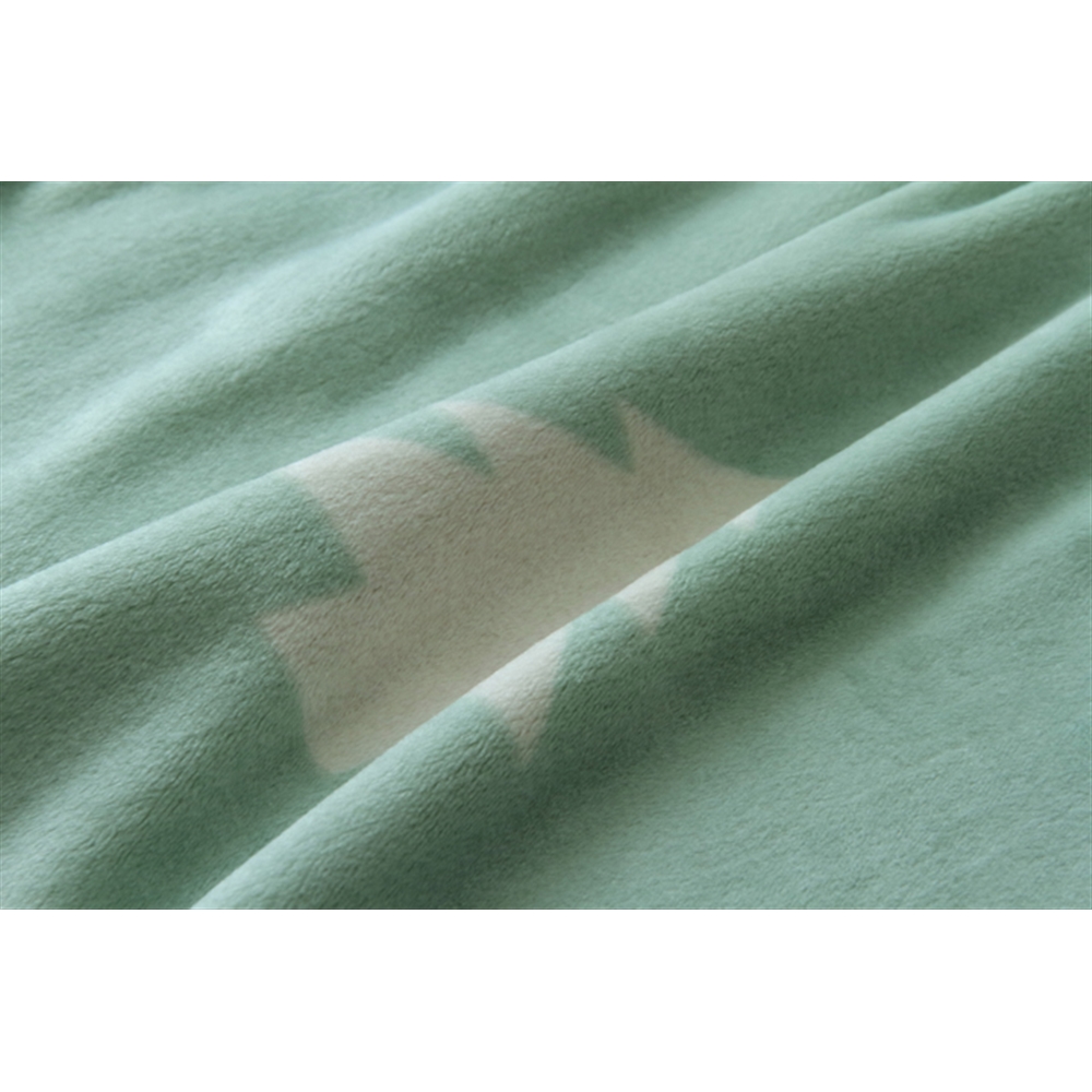 イケヒコ・コーポレーション(IKEHIKO)　こたつ布団 カバー 洗える 正方形 ファスナータイプ 北欧調 グリーン 約195×195cm　「ホース カバー」