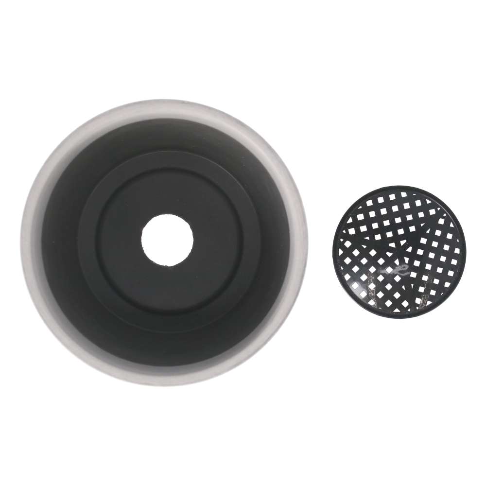 LIFELEX　カムレテ鉢Ｓ４号グレー　ＨＫ０９－０５９８ S4号