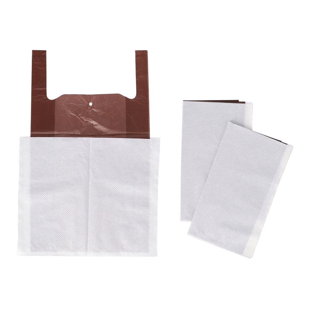 LIFELEX　お散歩パック　４００枚　ＤＧ１２－９２２５　ホワイト／ブラウン 400枚