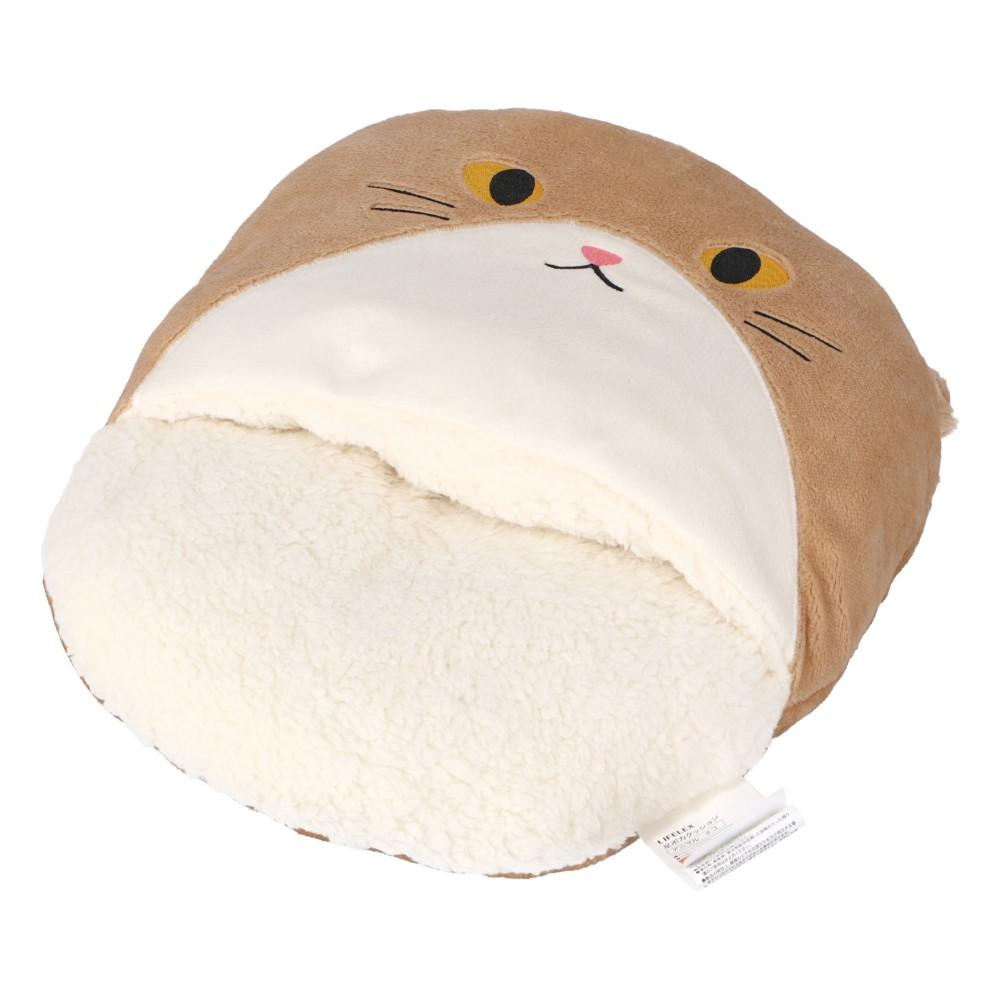 LIFELEX　足ポカクッションアニマル　ネコ　スコティッシュフォールド　３５×４０ スコティッシュフォールド