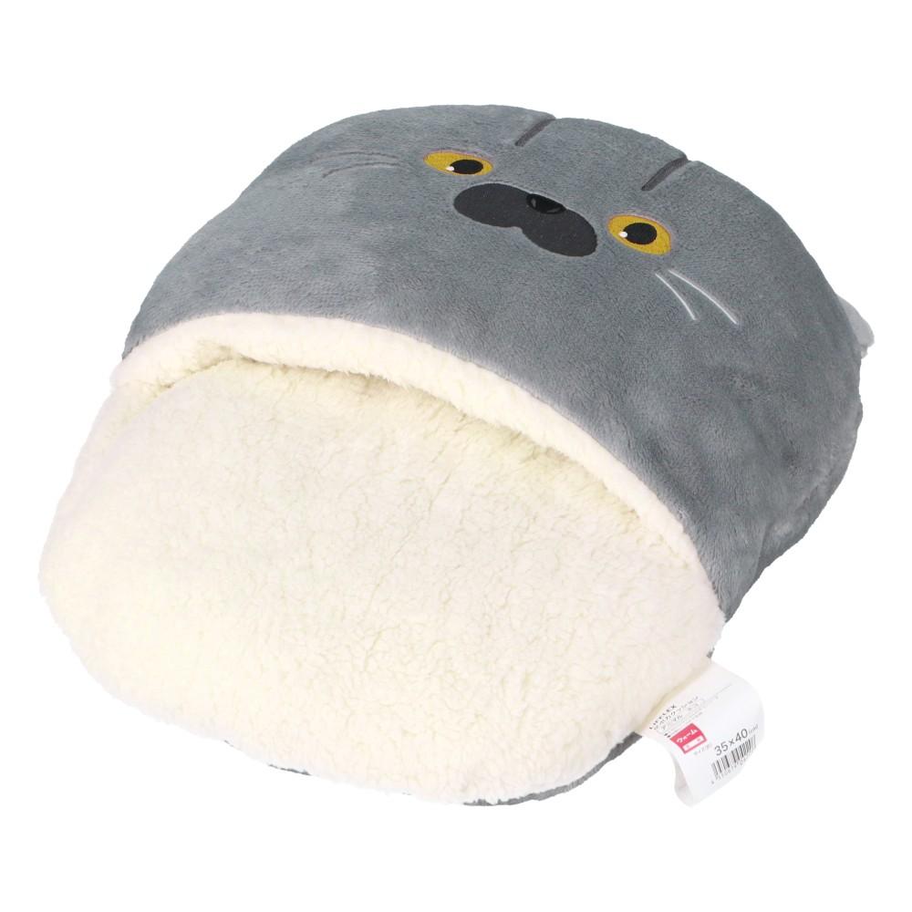LIFELEX　足ポカクッションアニマル　ネコ　ブリティッシュショートヘア　３５×４０ ブリティッシュショートヘア