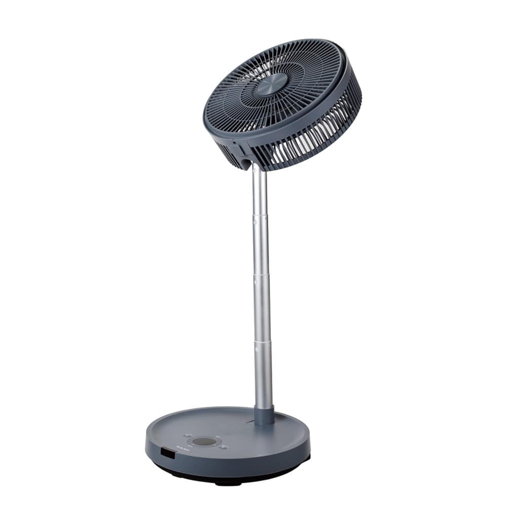 シィーネット　折り畳みができるＤＣ　扇風機ＰａＴａＦＡＮ　グレー　ＣＦＤＣ７０５ＧＹ