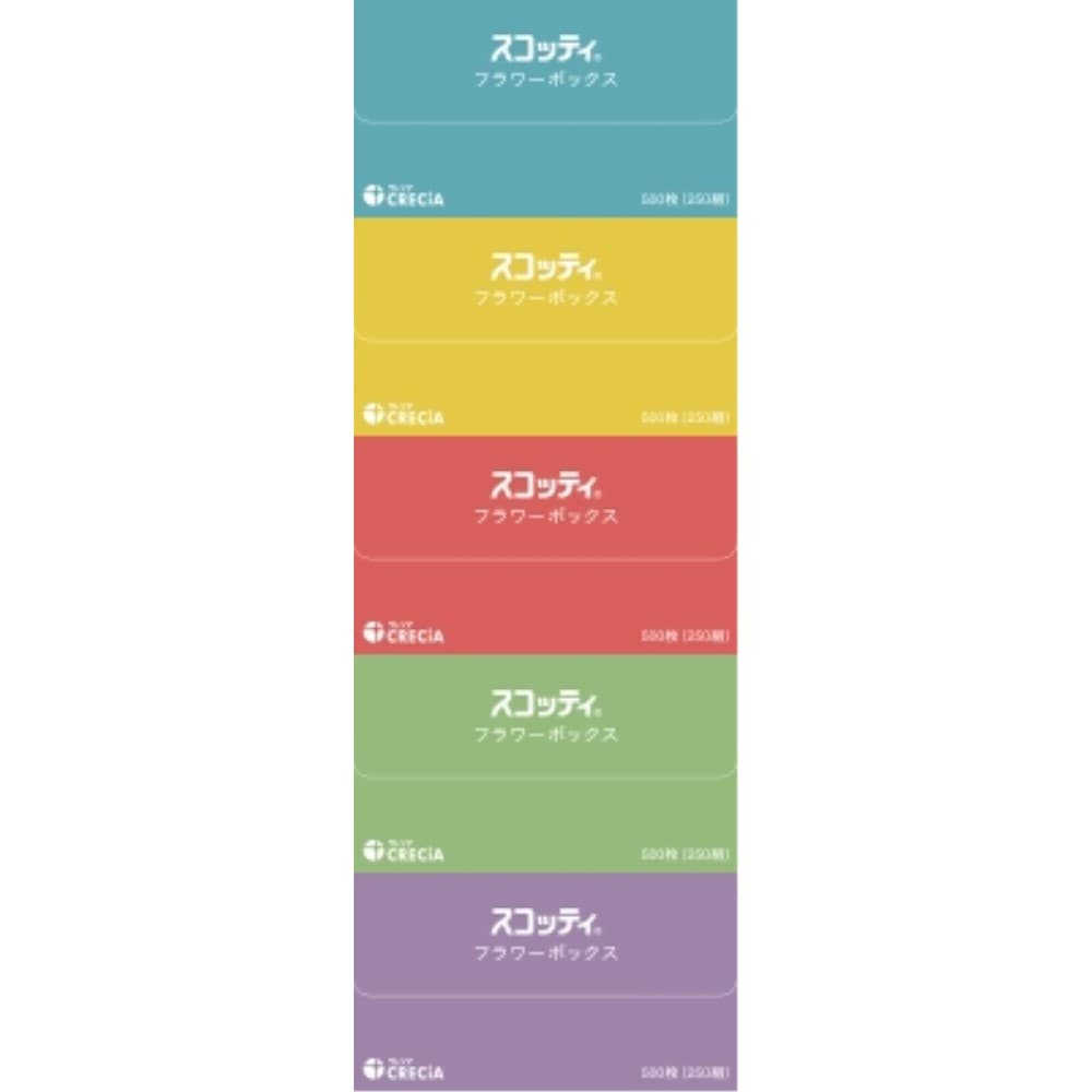 日本製紙クレシア　スコッティフラワーボックス　２５０ｗ