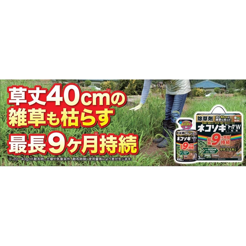 レインボー薬品 ネコソギトップＷ ３ｋｇ: ガーデニング・農業資材|ホームセンターコーナンの通販サイト