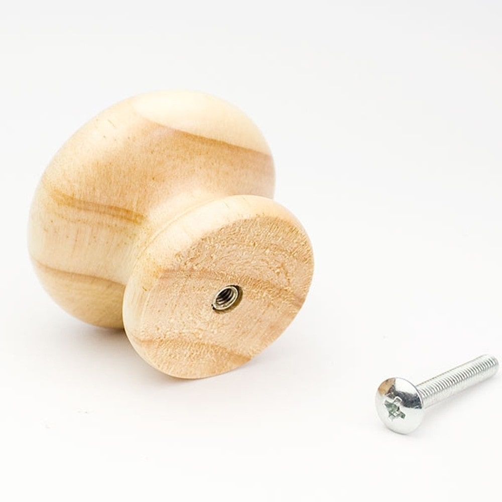 和気産業　木製ツマミ　パイン　ＴＷ－００１　４５ＭＭ