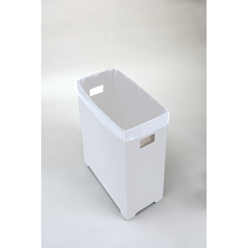 ゴミ箱 35L シンプルダストボックス スリムオープン ホワイト ホワイト