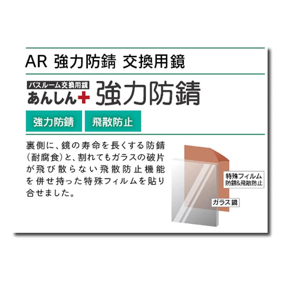 ＡＲ防錆交換用鏡　ＡＲ－１ ＡＲ－１