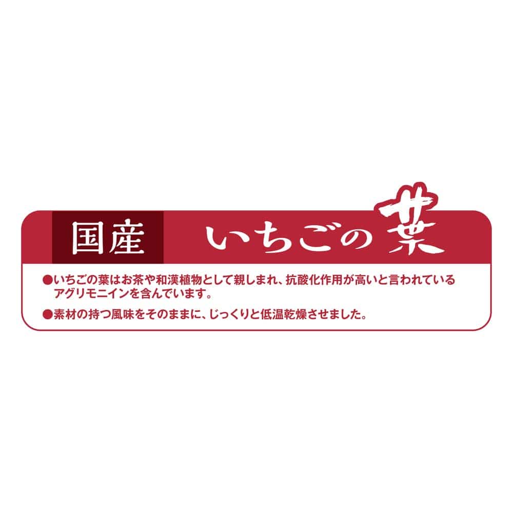 ＧＥＸ　ヘルシーレシピ いちごの葉　１３ｇ